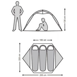 Stoic Njavve 3P Tent - 3-person Tent -Outdoor Camping Discount Store stoic njavve 3p tent 3 person tent detail 11